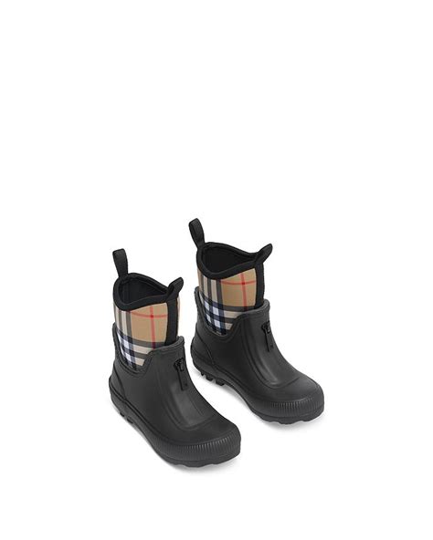 burberry flinton rain boots toddler|Burberry Unisex Mini Flinton Rain Boots .